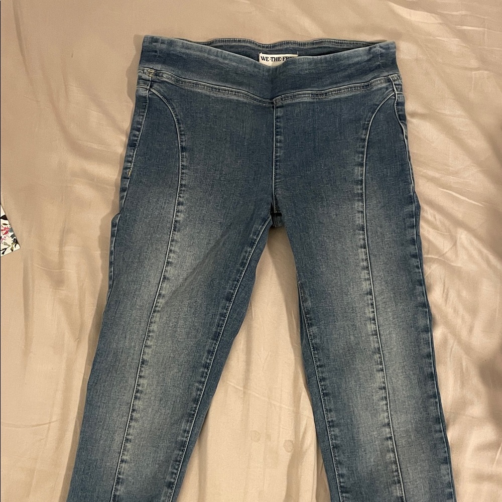 We The Free Denim Blue Jeggings